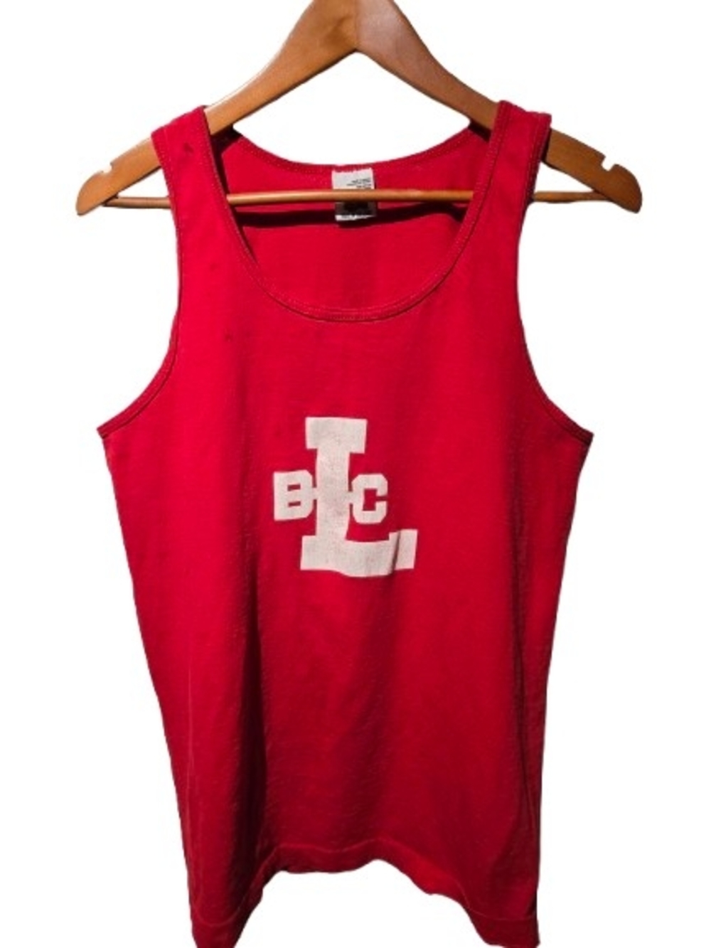 Vintage LBC Long Beach California Tank Top Men’s M Red Made in Canada 90s